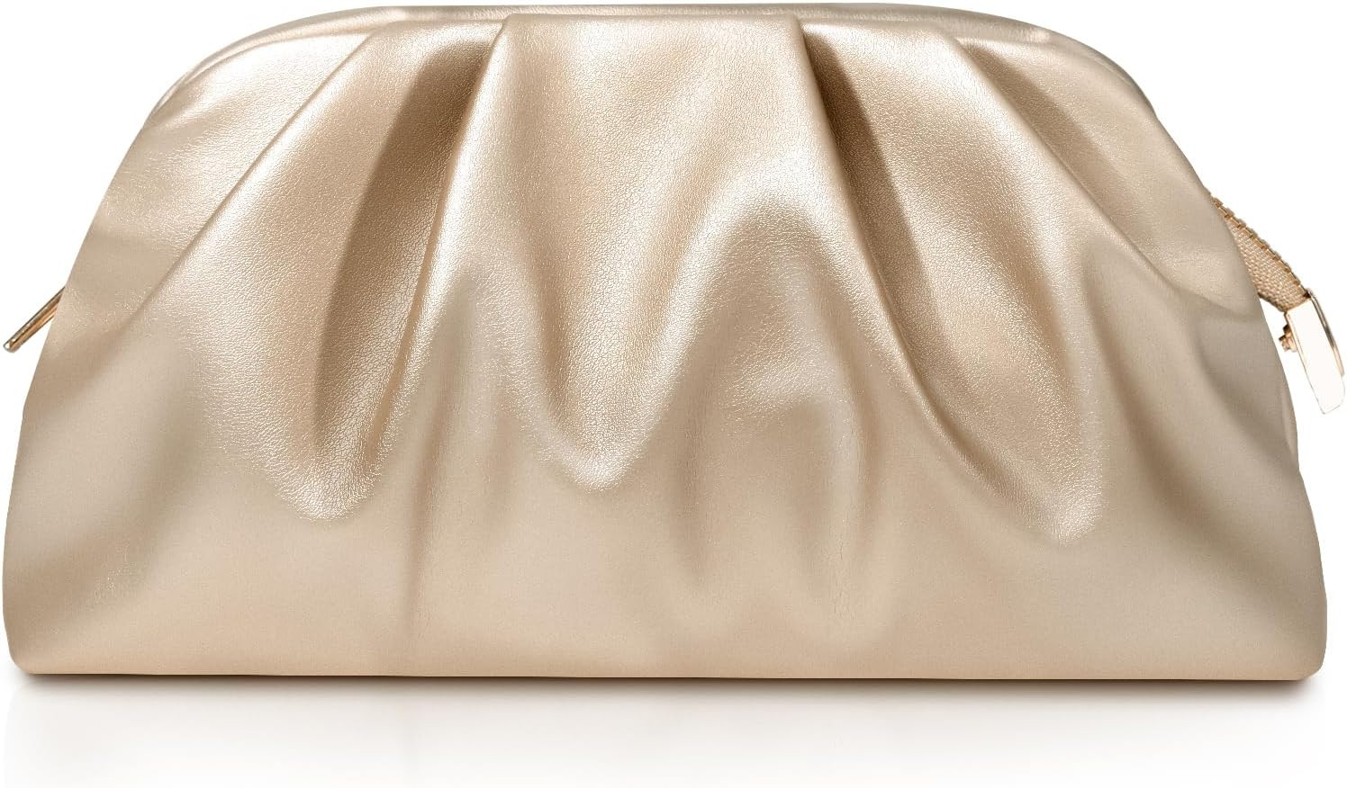 lovyoCoCo Clutch Purse for Women Soft Pleated PU Wedding Clutch, Elegant Evening Bag for Galas, Proms,Cocktail Parties | Amazon (US)