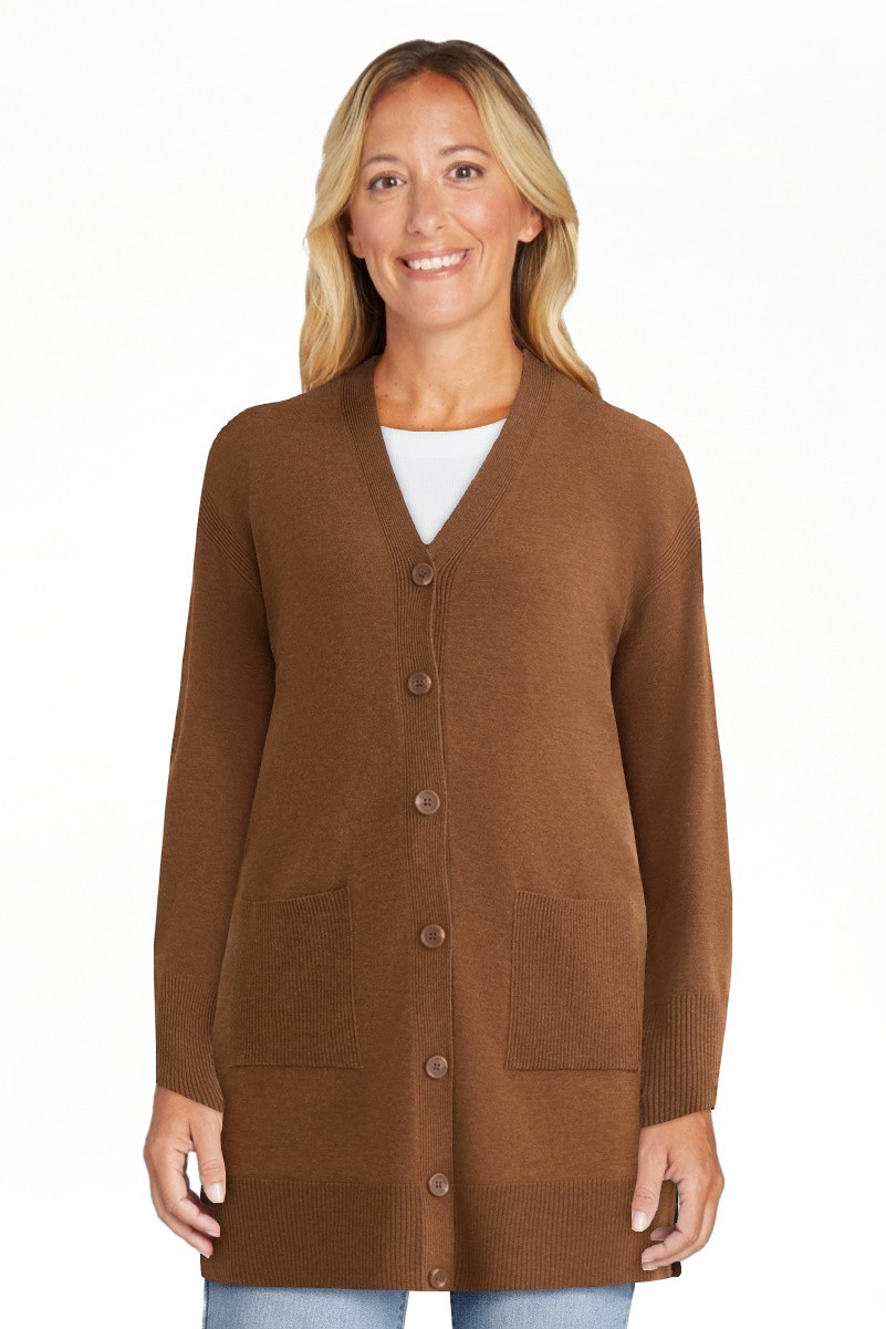 Time and Tru Women’s Button Front Cardigan Sweater, Sizes XS-XXXL | Walmart (US)