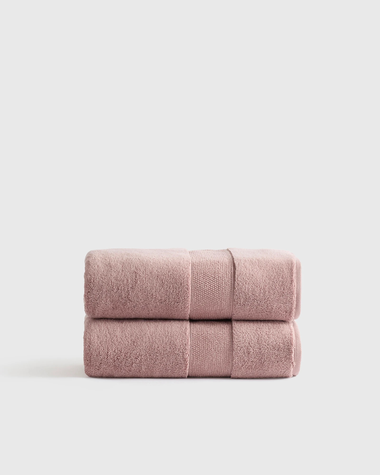 Quince | Classic Organic Turkish Cotton Bath Towel in Dusty Mauve | Quince