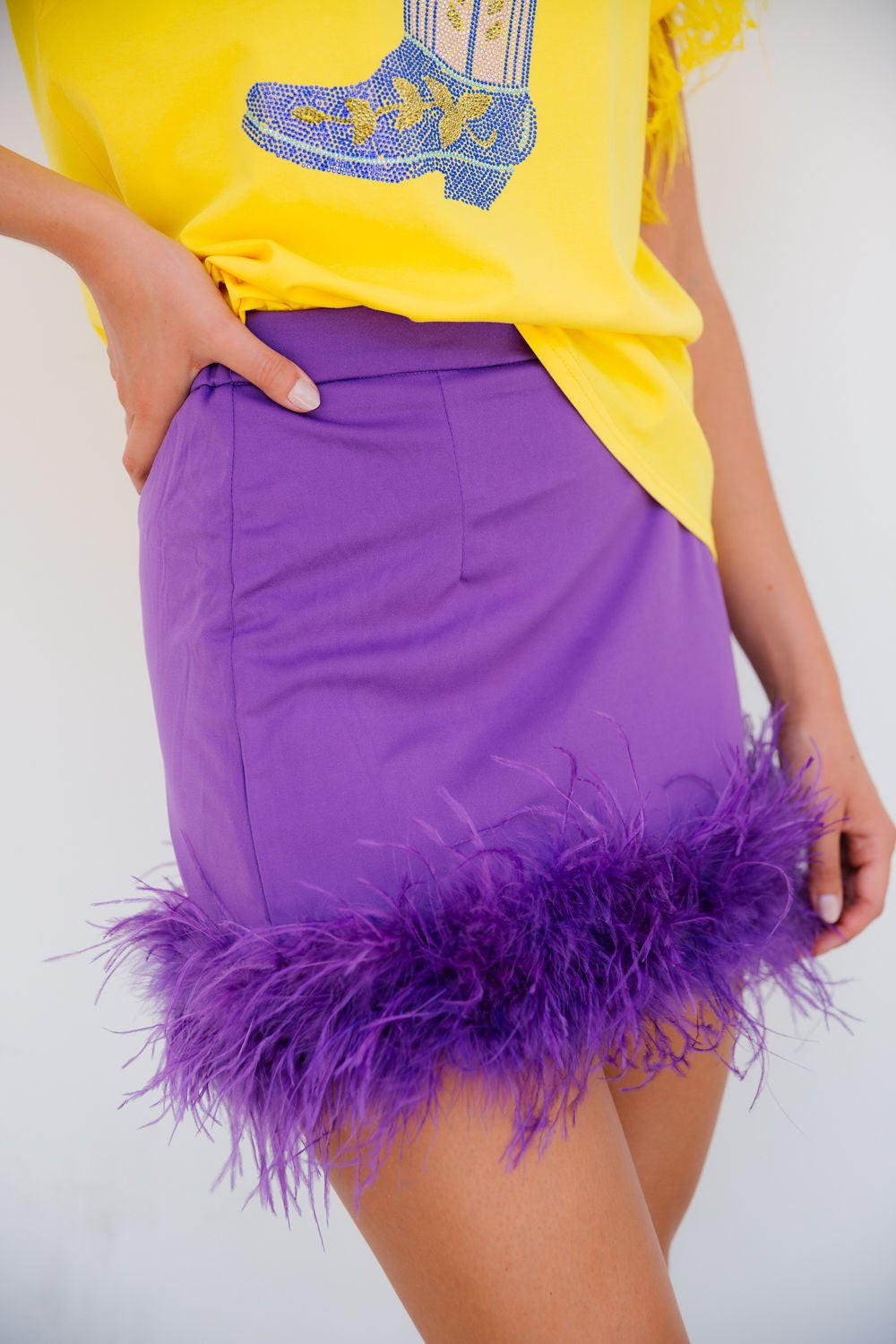 FEATHER SKIRT | Judith March