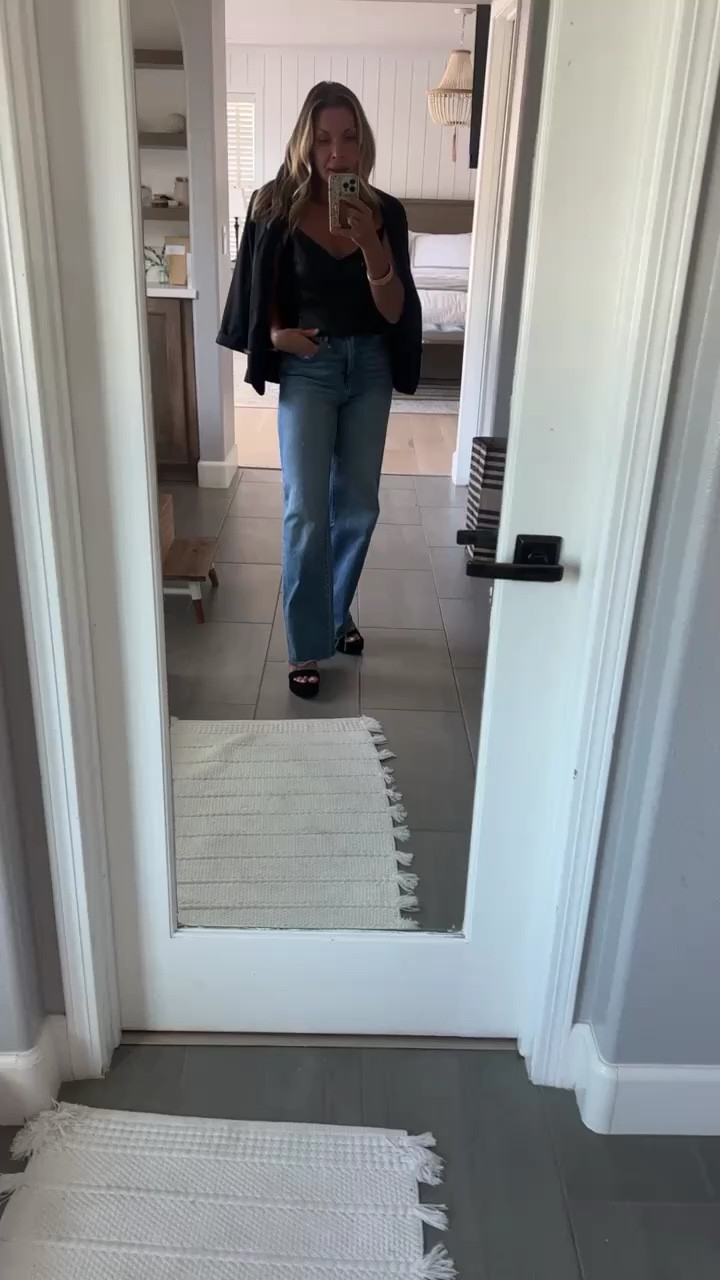 I love this more causal look from  VICI! The faux leather crop top is super comfortable and easy to style with jeans or dress up with a skirt. The blazer is perfect incase it is colder. Order size up for the top.

#LTKparties #LTKover40 #LTKstyletip