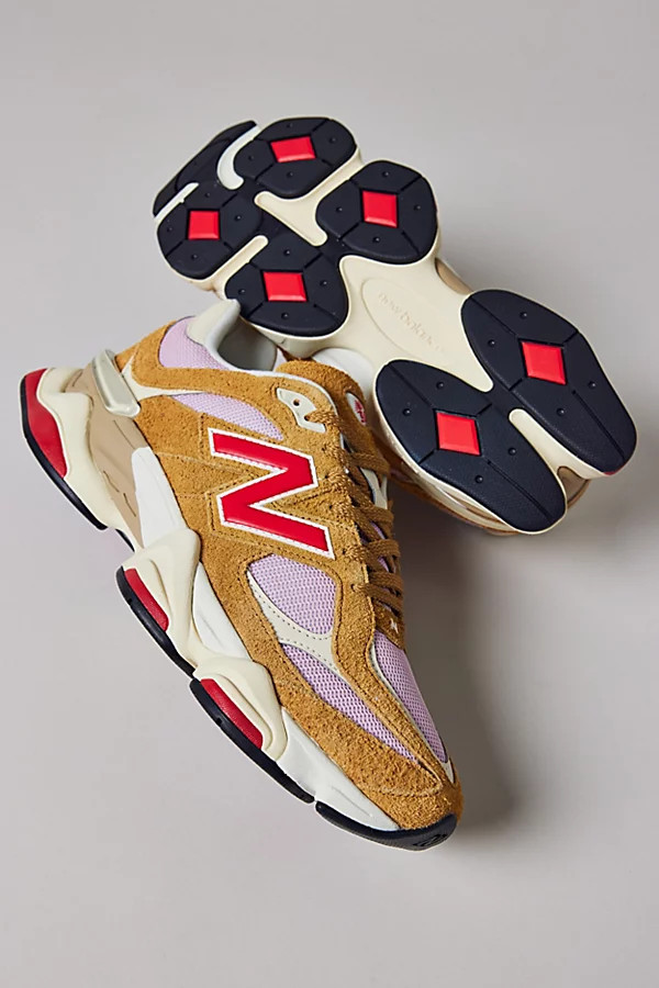 New Balance 9060 Sneaker in Great Plans/Twilight Haze/True Red, Men's at Urban Outfitters | Urban Outfitters (US and RoW)
