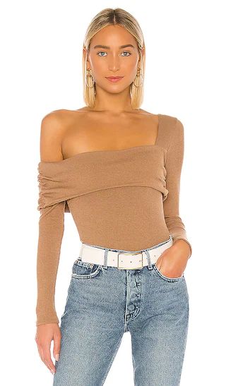 Florence Bodysuit in Taupe | Revolve Clothing (Global)