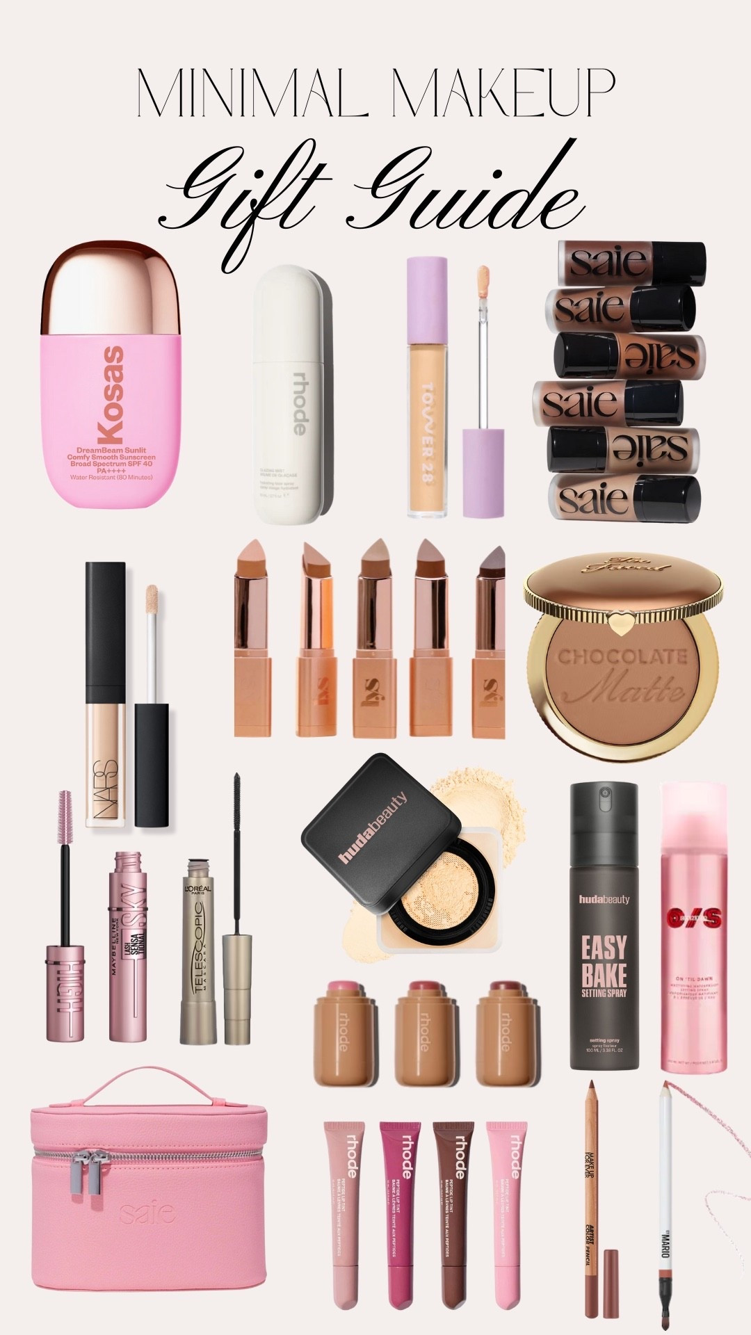 my minimal everyday makeup recs 🩷

#LTKGiftGuide #LTKU #LTKHoliday