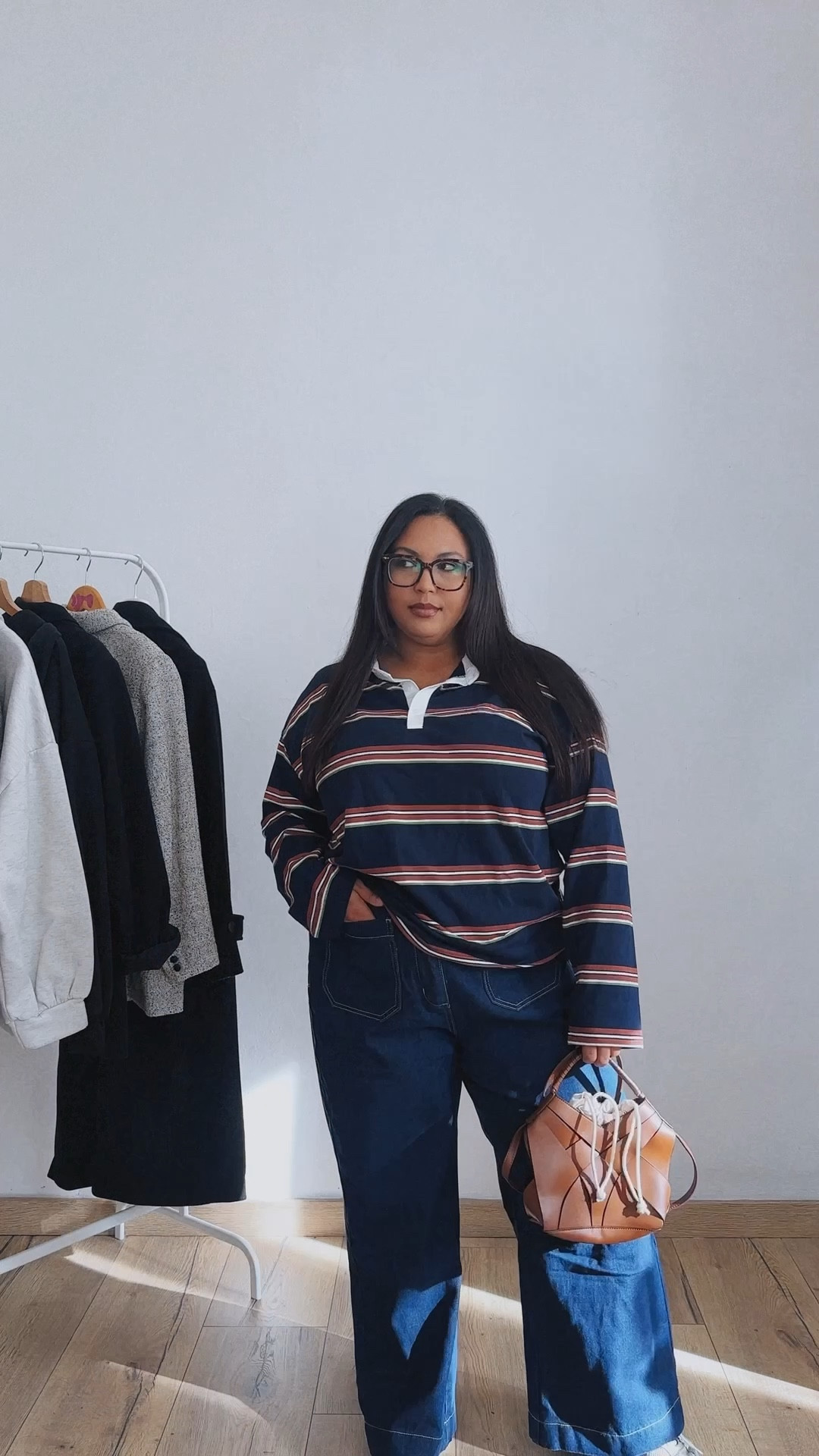 Fall/ winter easy curvy outfit

#curvyfashion #winterfashion #fallfashion #rugbyshirt 

#LTKmidsize #LTKcurves #LTKautumn