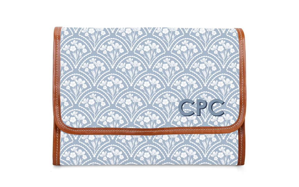 Hanging Toiletry Kit - Monogram Stripe | Barrington Gifts