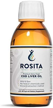 Rosita Extra Virgin Cod Liver Oil Liquid | Amazon (US)