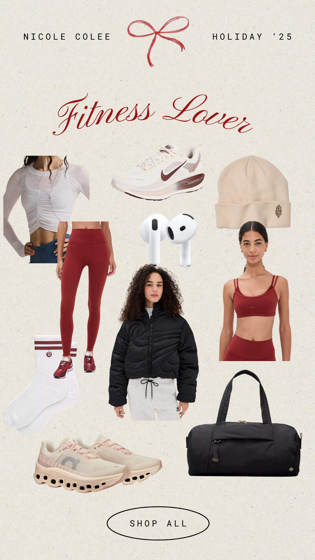 Gift Guide for the Fitness Lovers!! 
Shop these favorites here!

Nicole Colee, Holiday, Friendsgiving, Lounge, beauty, gift ideas, gym, fitness, pilates, yoga, nike 

 

#LTKCyberWeek #LTKGiftGuide #LTKHoliday