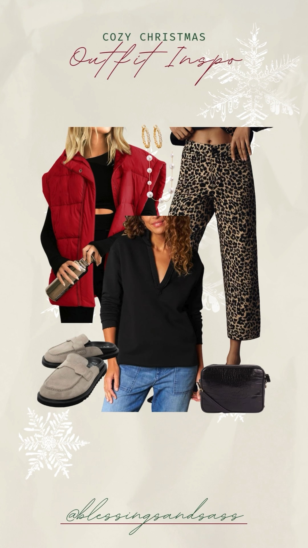Cozy Christmas outfit inspo!


Women’s fashion, outfit inspo, outfit ideas, what to wear for, fashion over 40, fashion over 50, fall outfit ideas, winter fashion, winter styles, winter outfits, winter outfit inspo, holiday styles, holiday outfits, holiday outfit inspo, holiday fashion, trending fashion, chic style, knit pants, puffer vest, Amazon sweatshirt, Amazon fashion, Anthropologie 


#LTKHoliday #LTKootd #LTKOver40