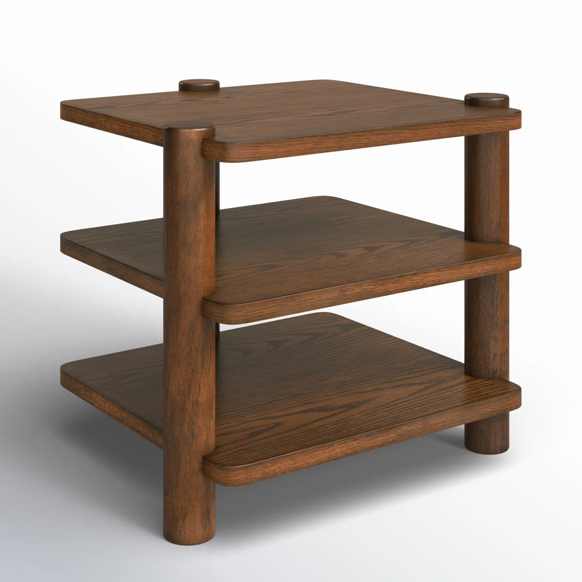 Hepburn 3 Shelf Wood Accent Table | Wayfair North America