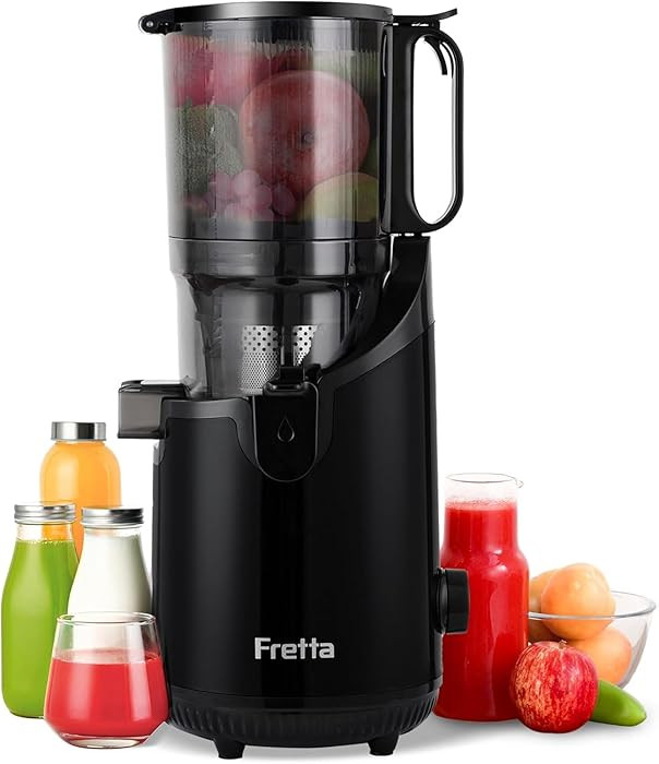 Cold Press Juicer Machines, Slow Masticating Juicer with 5.3" Extra Large Feed Chute Fit Whole Fr... | Amazon (US)