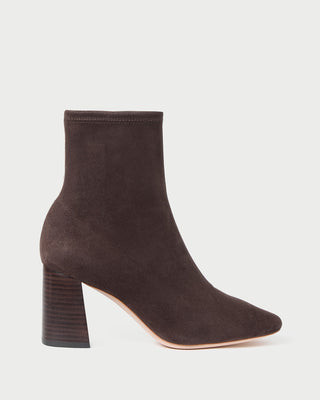 Elise Brown Suede Stretch Bootie | Loeffler Randall