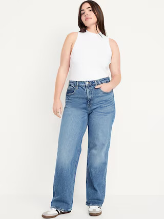 Extra High-Waisted Wide-Leg Jeans | Old Navy (US)
