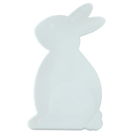 Bunny-Shaped Plastic Container, White, 17", Easter by Way To Celebrate | Walmart (US)