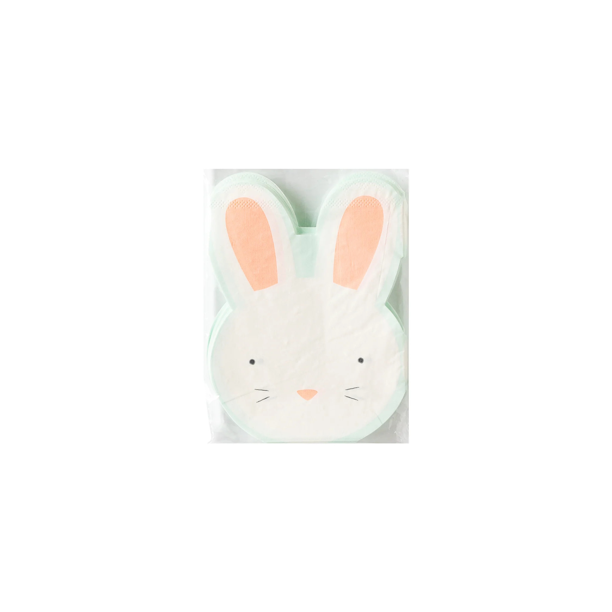 Bunny Head Shaped Dinner Napkin | My Mind's Eye