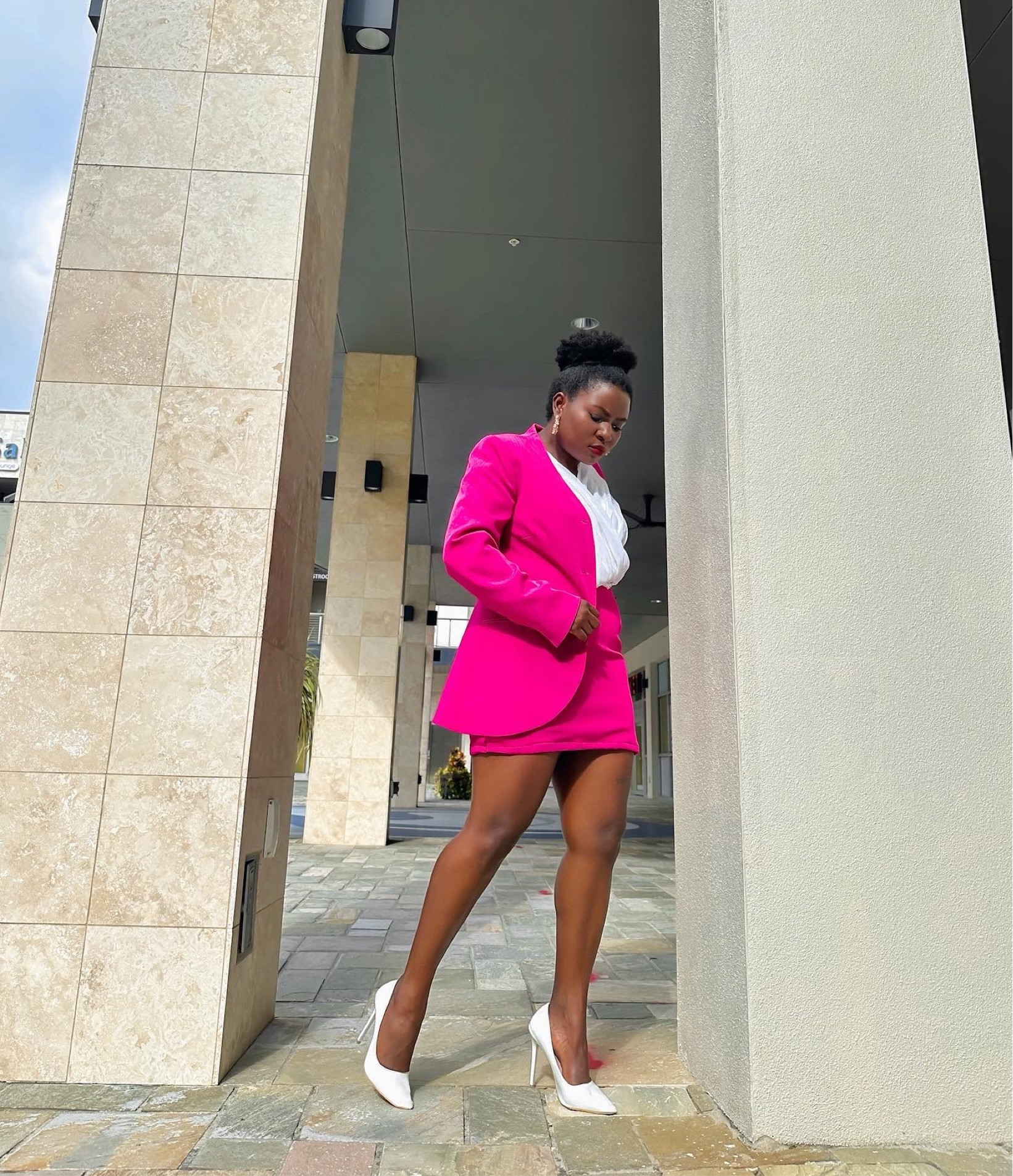 Two piece suit outfit inspo. 
Work outfit idea. A gorgeous pink suit can be dressed down with sneakers for casual brunch date, Suit jacket can be worn with jeans. 

Pink suit , work outfit ideas, women’s suits , Spring outfits 

#LTKU #LTKstyletip #LTKFind