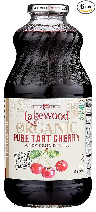 Lakewood Pure Tart Cherry, Fresh Pressed, (32 Fl Oz (Pack of 6)) | Amazon (US)
