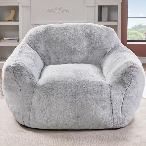 Homguava Beanbag Chair Bean Bag Chairs for Adults Bean Bags Giant Bean Bag Sofa with Spacious Cus... | Amazon (US)