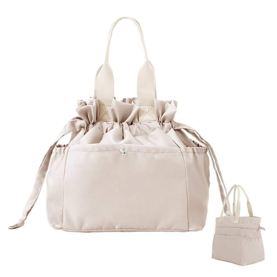 Amazon.com: MEXS Lunch Bag for Women Reusable Drawstring Insulated Lunch Box Stain-Resistant Larg... | Amazon (US)