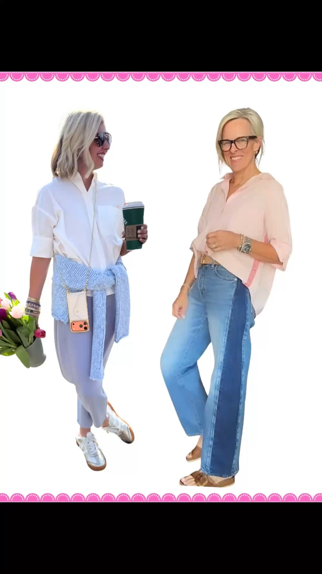 Twinning with @cindyswanson! We are sporting the ever so popular Mabel Oxford. I literally have four colors now, and it’s truly the MVP of my closet. I wear an xs. 

#LTKdayinmylife #LTKOver40 #LTKPetite