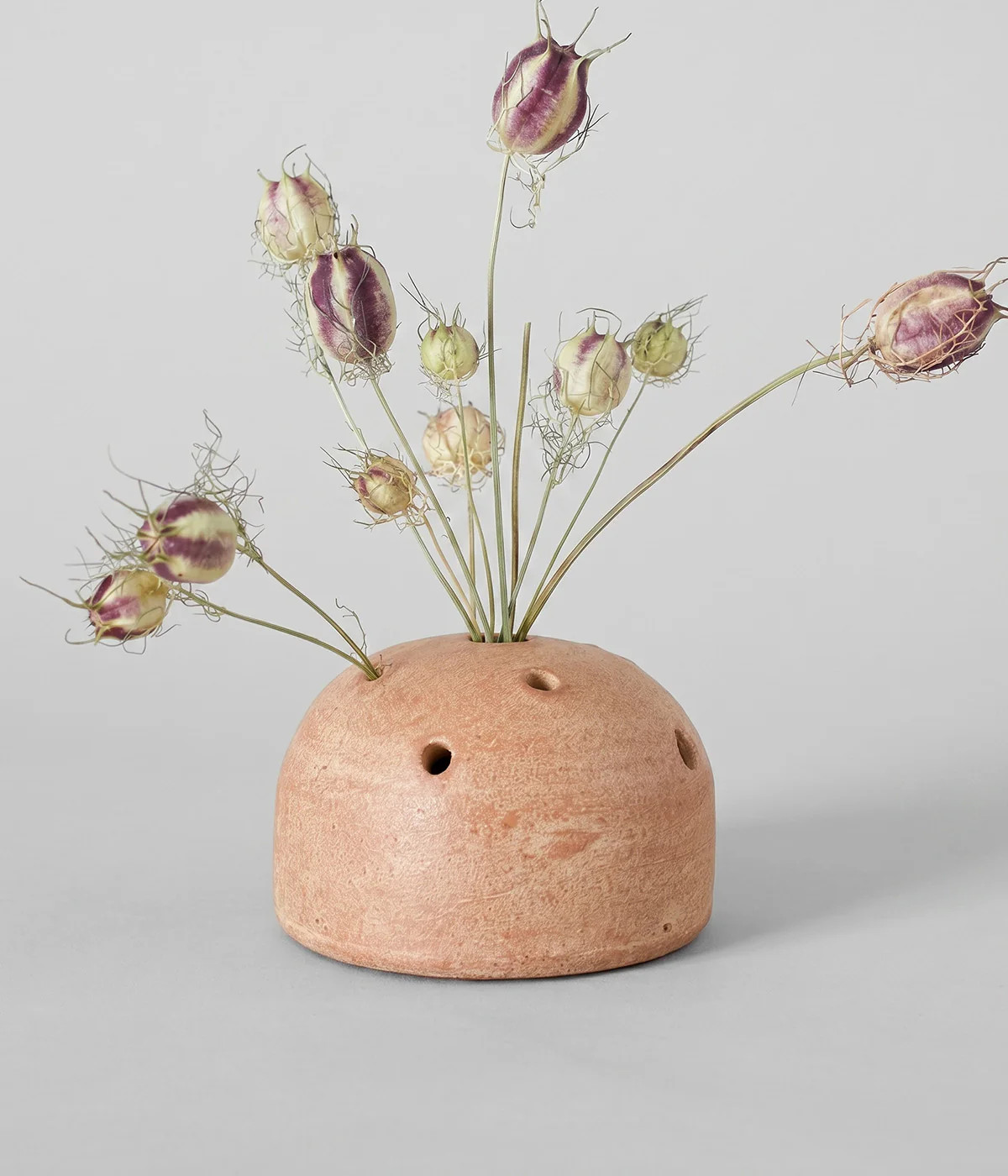 Whitewash Terra Cotta Frog Vase | Stem Holders from Honduras | Bloomist, Inc