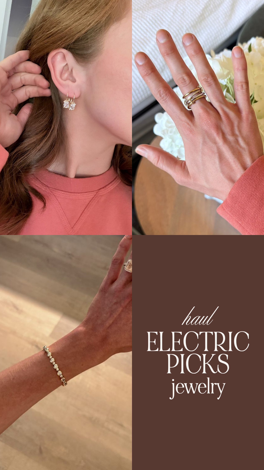 My latest Electric Picks jewelry haul is too good not to share ✨ These pieces are timeless, easy to layer, and the kind you’ll wear every single day. Such pretty staples that instantly elevate any outfit. 

 #LTKgrwm #LTKmomlife #LTKselfcare
