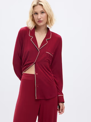 LENZING&amp;#153 TENCEL&amp;#153 Modal Pajama Shirt | Gap (US)