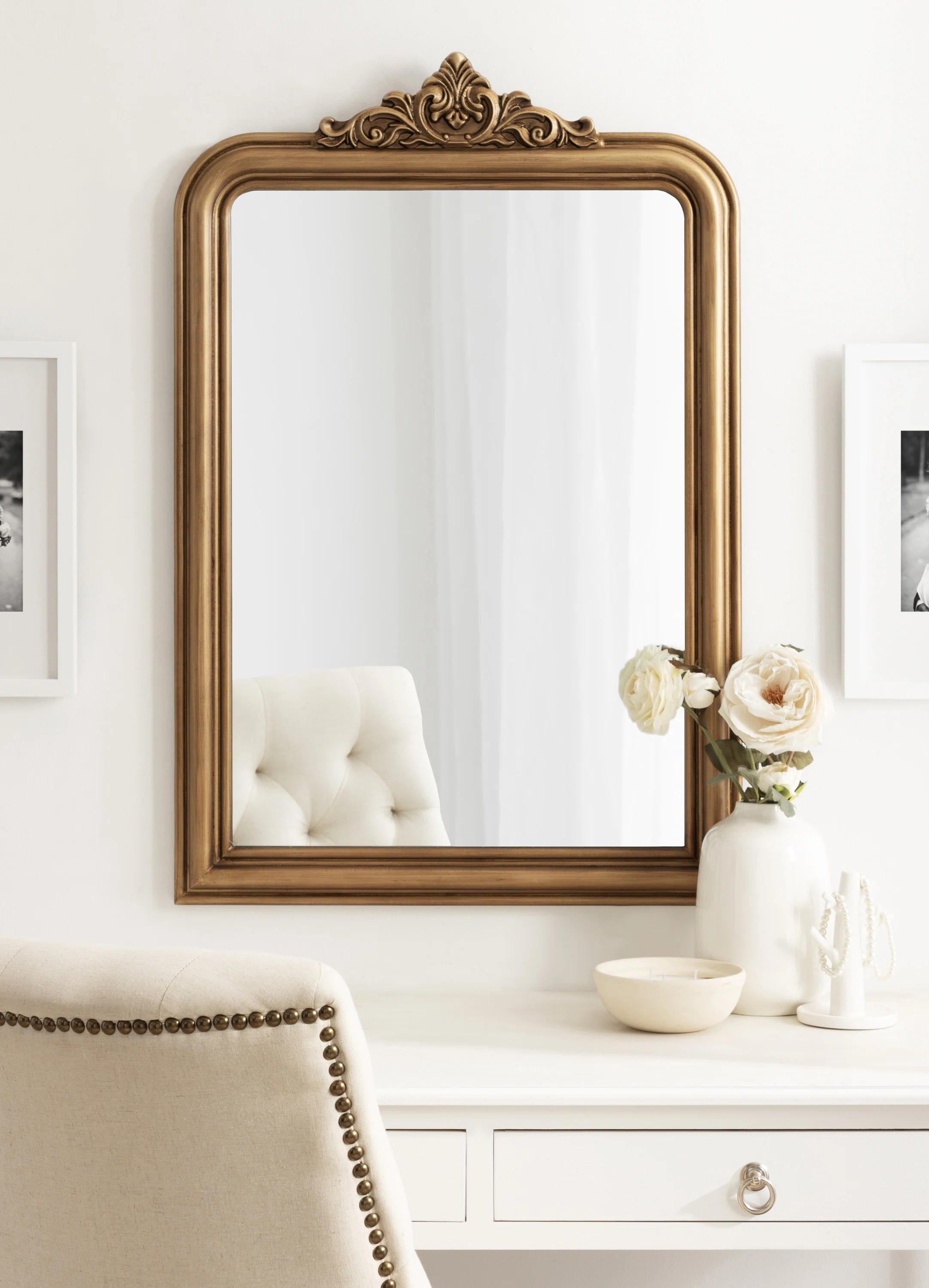Willa Arlo™ Interiors Duenas Rectangle Ornate Wall Mirror & Reviews | Wayfair | Wayfair North America