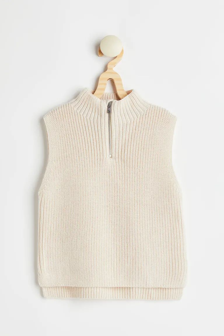 Ribbed Wool Sweater Vest | H&M (US + CA)