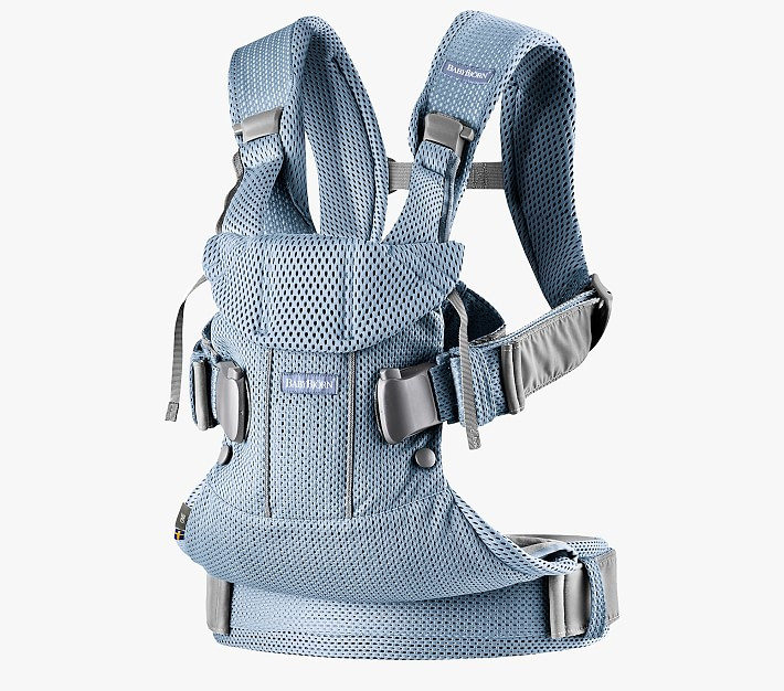 BABYBJ&amp;#214;RN&amp;#174; 3D Mesh One Air Baby Carrier, Slate Blue | Pottery Barn Kids
