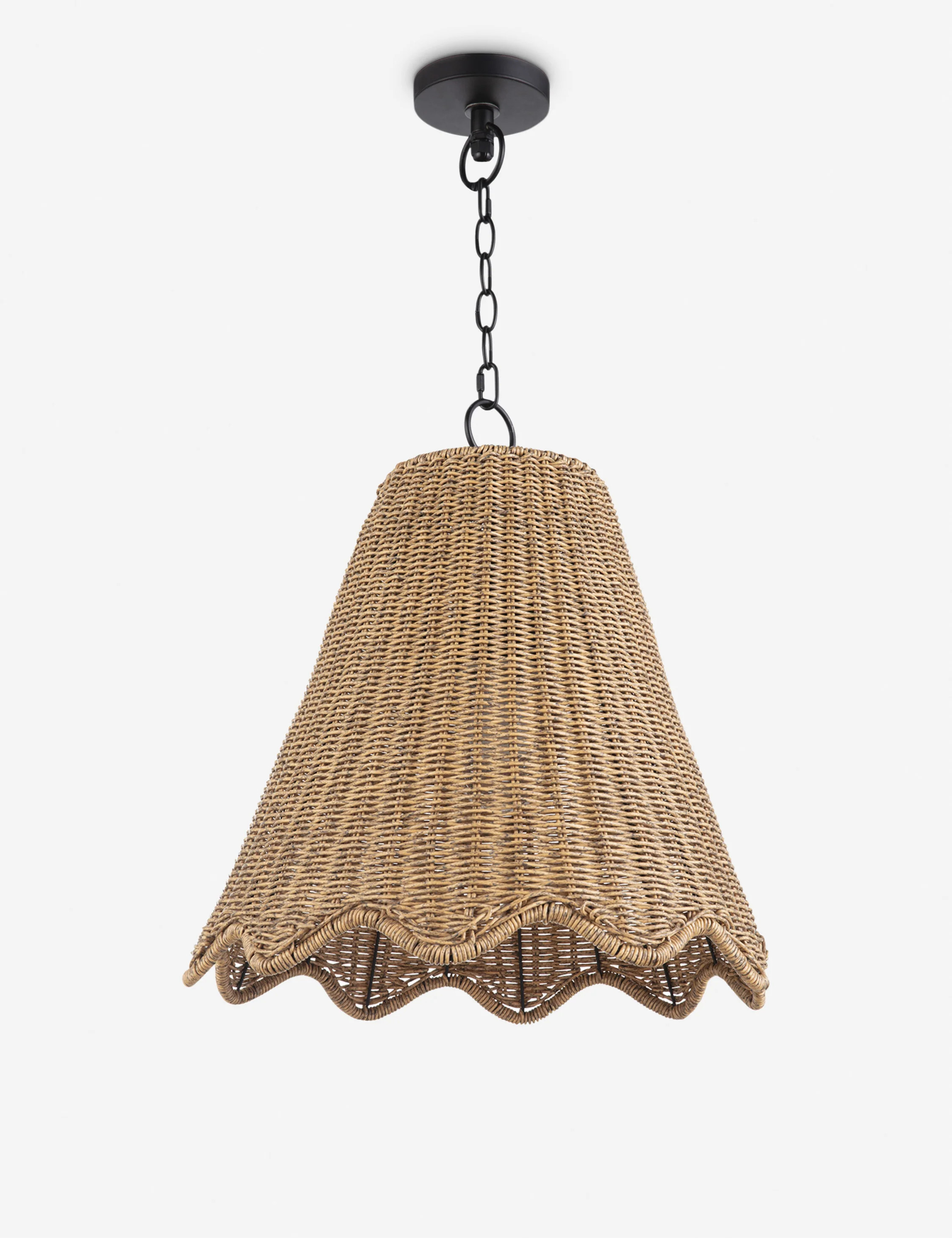 Summer Outdoor Pendant Light by Regina Andrew, Natural, 20"Dia | Lulu and Georgia 