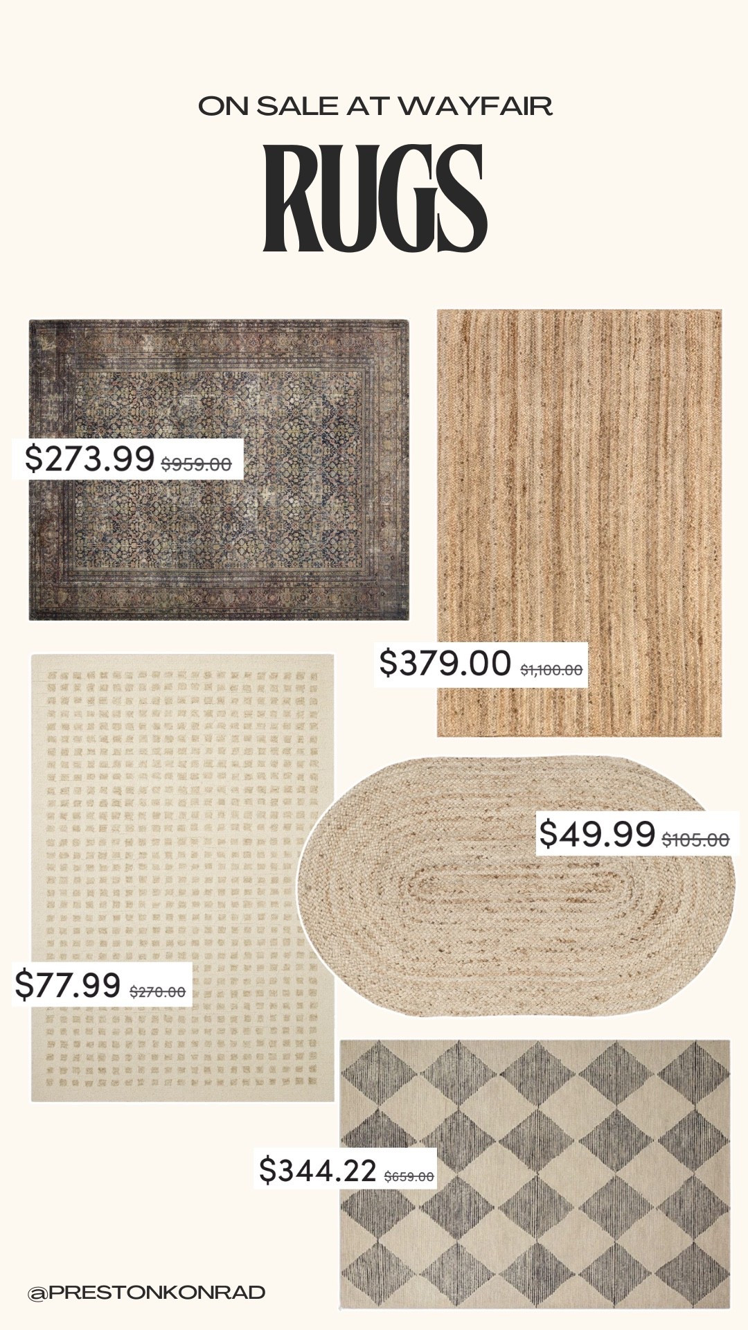 You know I love a good jute rug & Wayfair has a ton on sale! Here are my top picks 

#LTKHome #LTKSaleAlert #LTKSeasonal