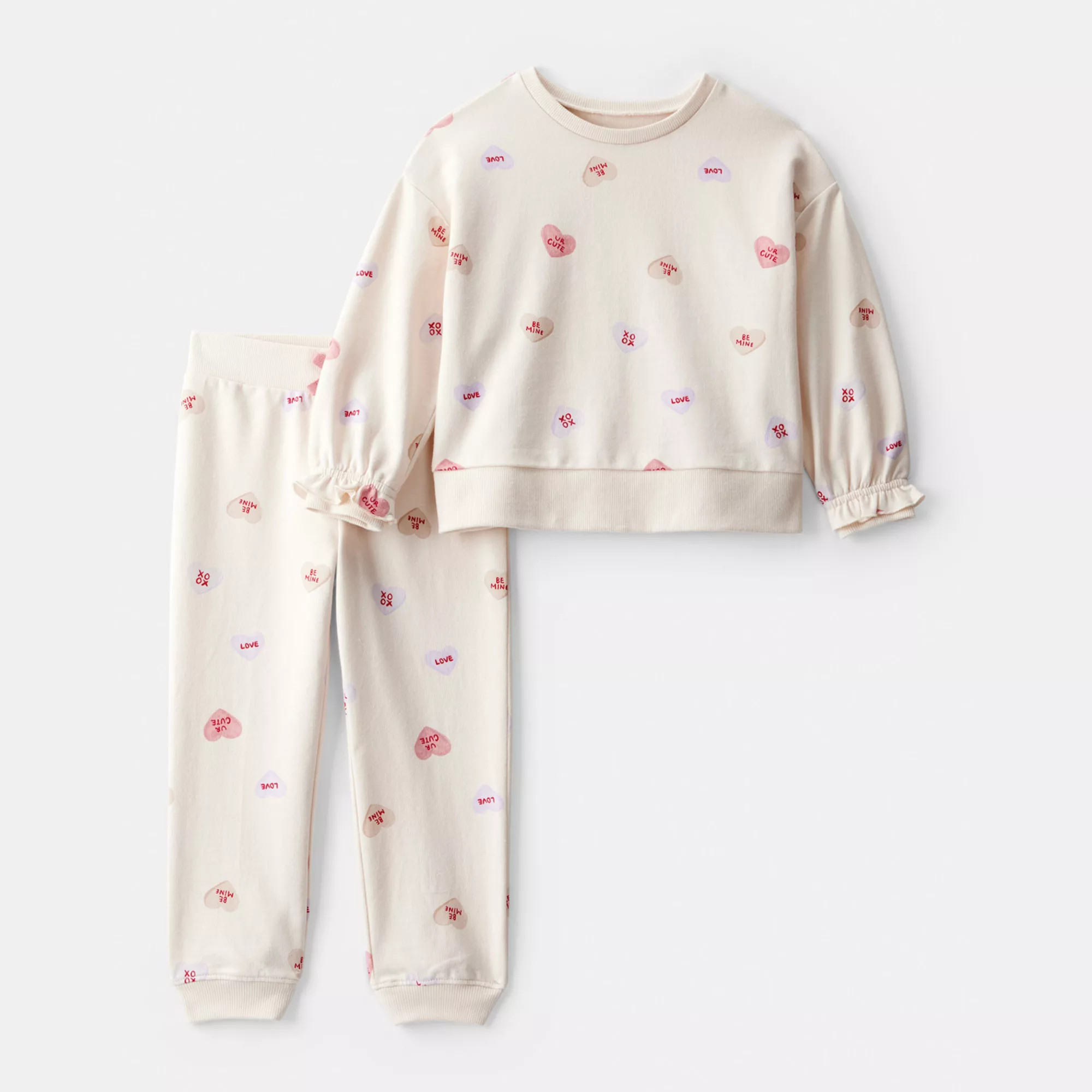 Toddler Girls Carter's Day Dream Candy Heart Pullover & Pant Set | Kohl's