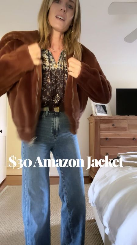 This $30 fur jacket from Amazon is not only adorable.. but it’s SO warm and cozy and well made. Grab on sale! Size small. 

#LTKCyberWeek #LTKfindsunder50 #LTKVideo