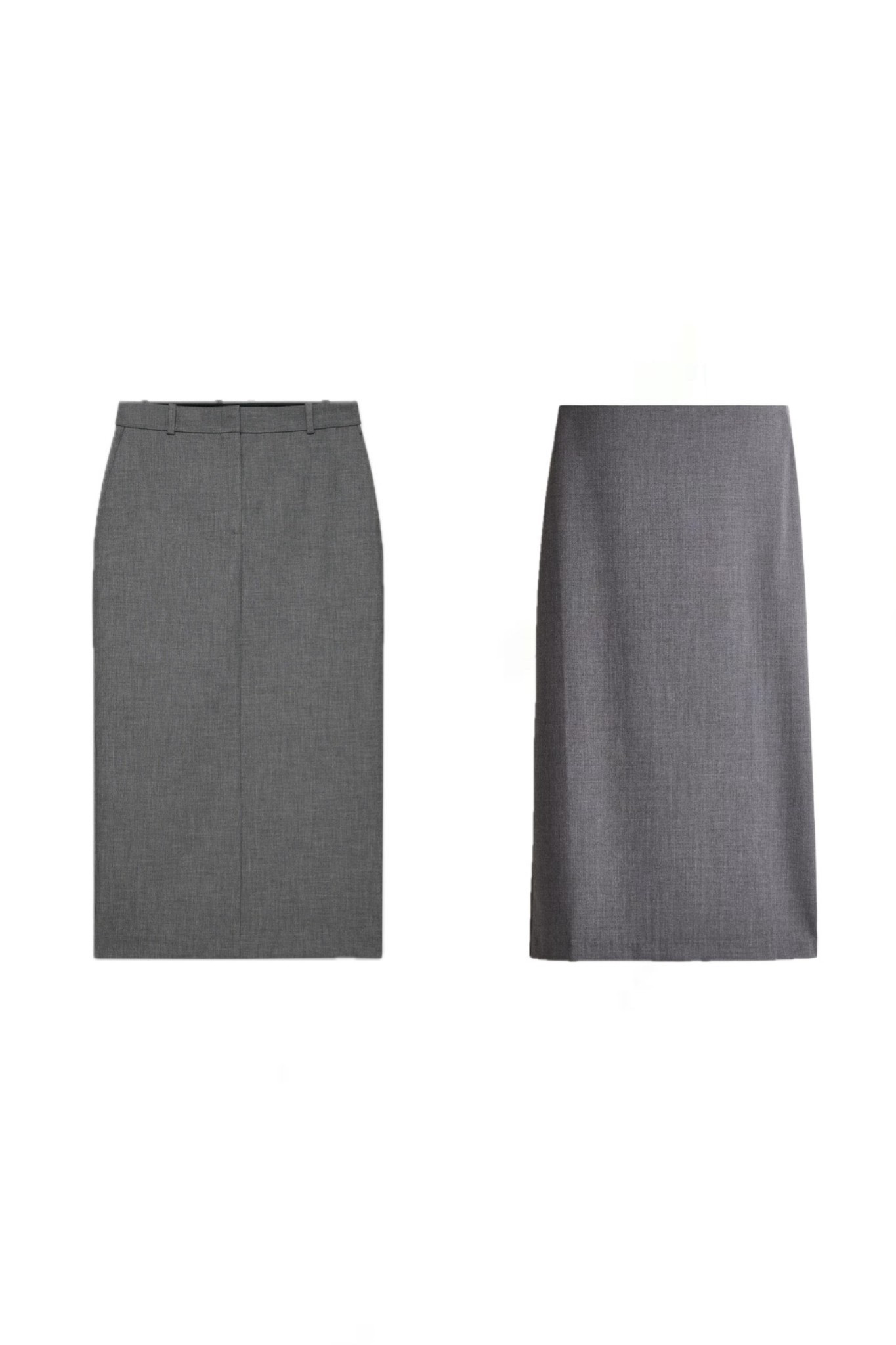 Left: Aritzia Chisel Maxi Skirt - (Re)ssential
Right: H&M pencil skirt 