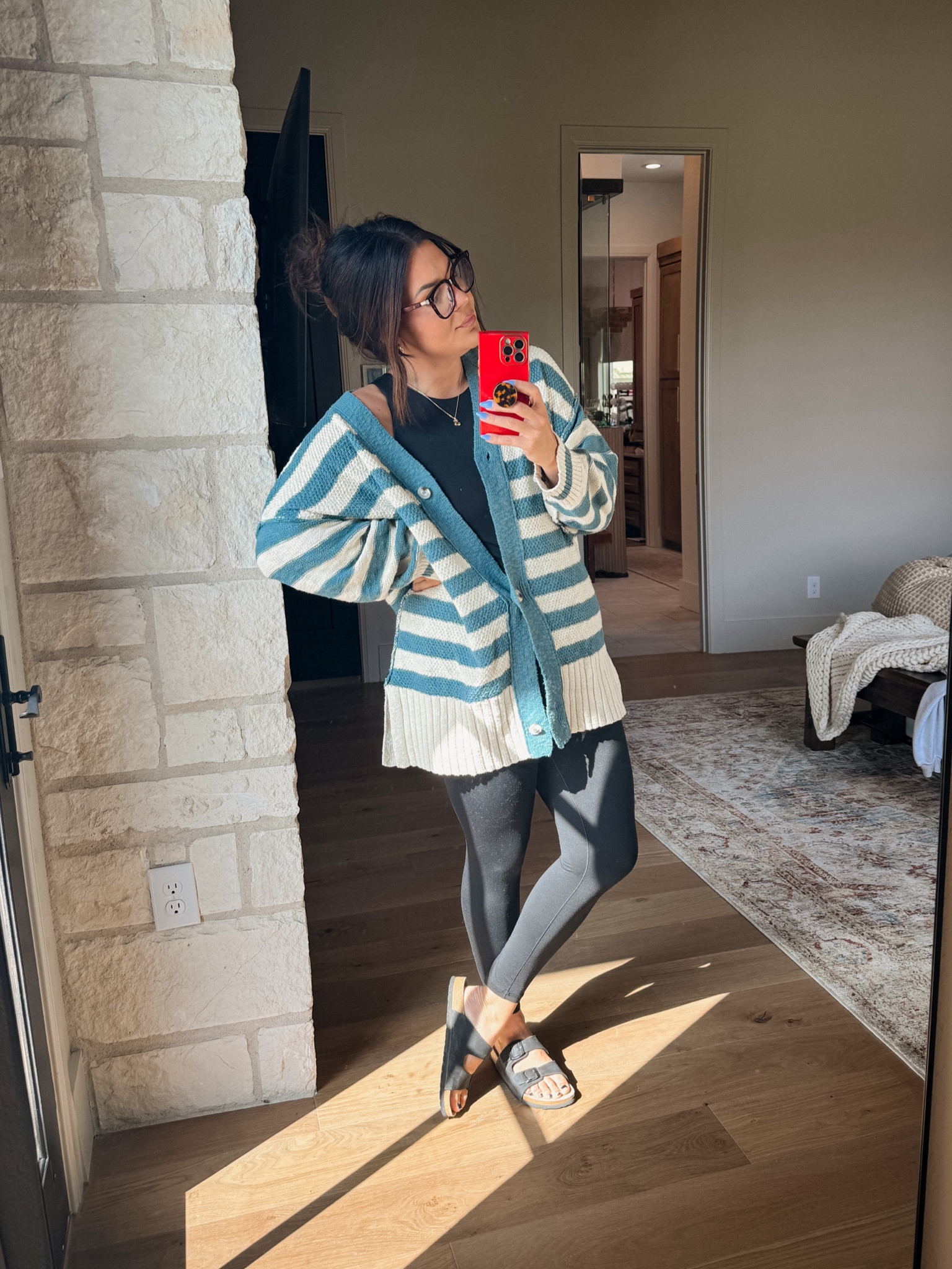 Comfy lazy day outfit 
Sweater cardigan: XXL
Bra: XL-D
Tank: XL
Leggings: XL

#LTKMidsize #LTKStyleTip #LTKFindsUnder50