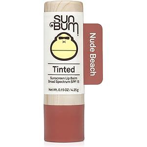 Sun Bum Tinted Lip Balm Nude Beach | SPF 15 | UVA / UVB Broad Spectrum Protection | Sensitive Skin S | Amazon (US)