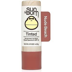Sun Bum Tinted Lip Balm Nude Beach | SPF 15 | UVA / UVB Broad Spectrum Protection | Sensitive Skin S | Amazon (US)