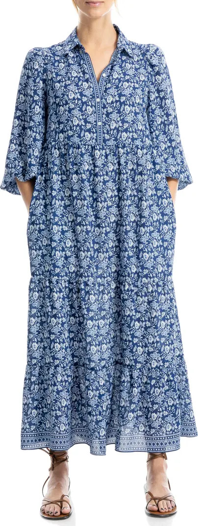 MAX STUDIO Crepe Tiered Maxi Dress | Nordstromrack | Nordstrom Rack