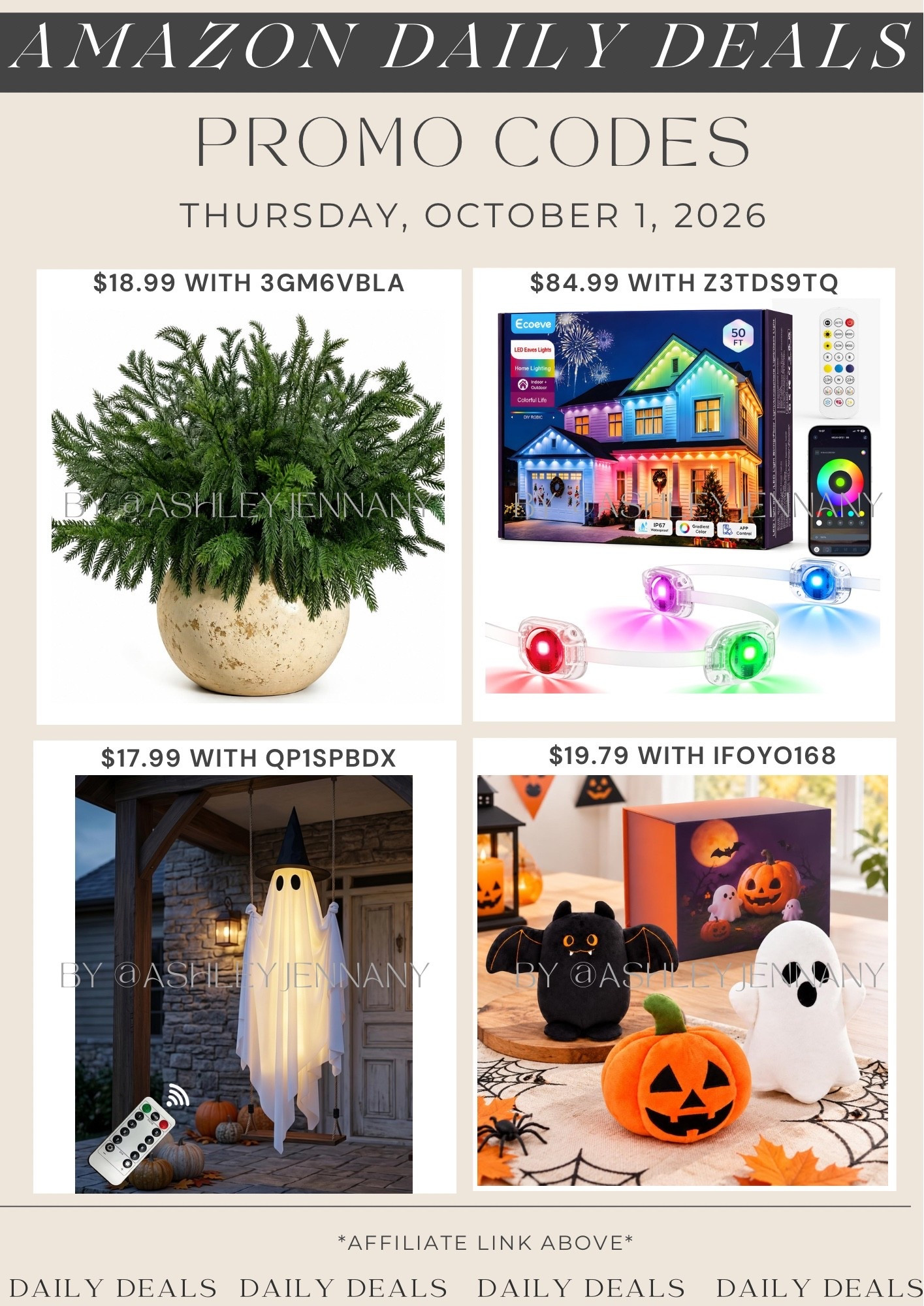 Amazon deals

#LTKSeasonal #LTKHome #LTKSaleAlert
