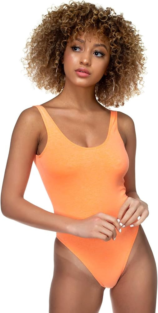 Cemi Ceri Women's Cotton Tank Bodysuit | Amazon (US)