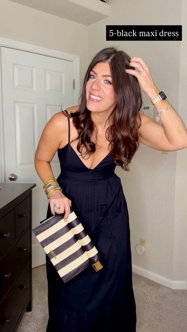 5-black maxi dress
Medium tall dress 

#LTKTall #LTKMidsize #LTKFestival