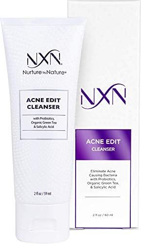 NxN Acne Facial Cleanser - Face Wash with Salicylic Acid, Green Tea & Probiotics to Heal Skin, Pr... | Amazon (US)