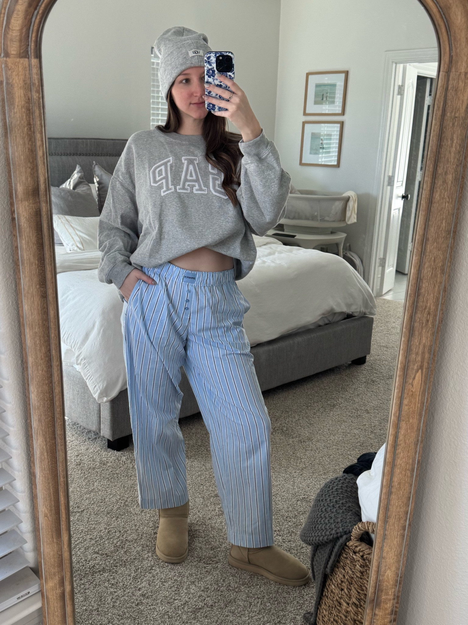 Wearing an XL in gap sweatshirt and a small in the pants 

#gap #walmart #boxers #sweatshirt #ugg #beanie

#LTKFindsUnder50 #LTKFindsUnder100 #LTKStyleTip