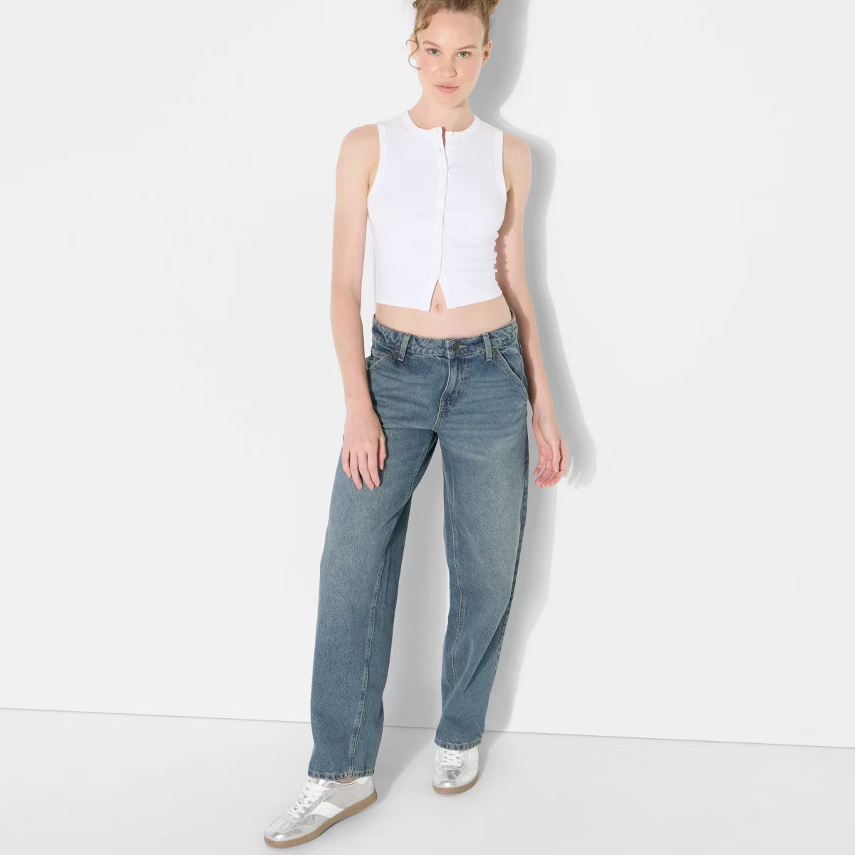 Women's 90's Mid-Rise Relaxed Straight Jeans - Wild Fable™ | Target