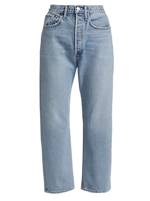 90s Cropped Mid-Rise Jeans | Saks Fifth Avenue