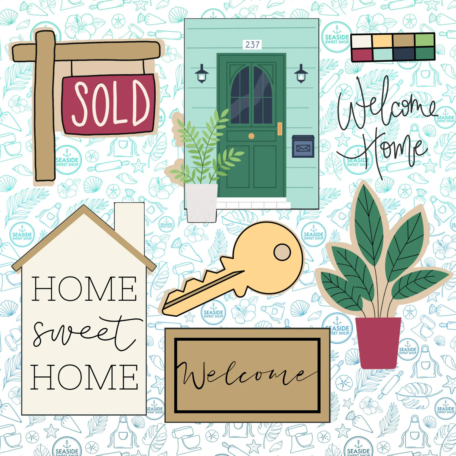Housewarming “ Welcome Home” Cookie Cutter Collection | Etsy (Global)