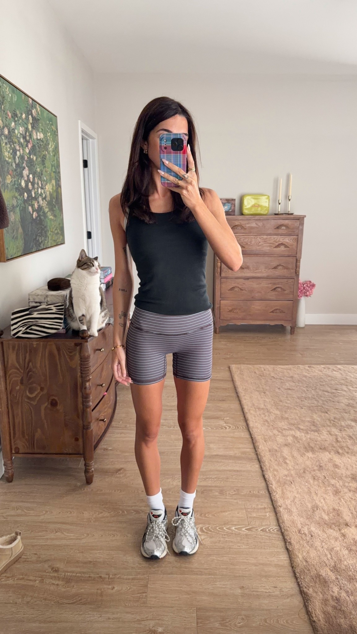 Gym outfit! Top is brandy Melville but shorts are in a XS! @abercrombie

#LTKdayinmylife #LTKfitnessgoals #LTKselfcare