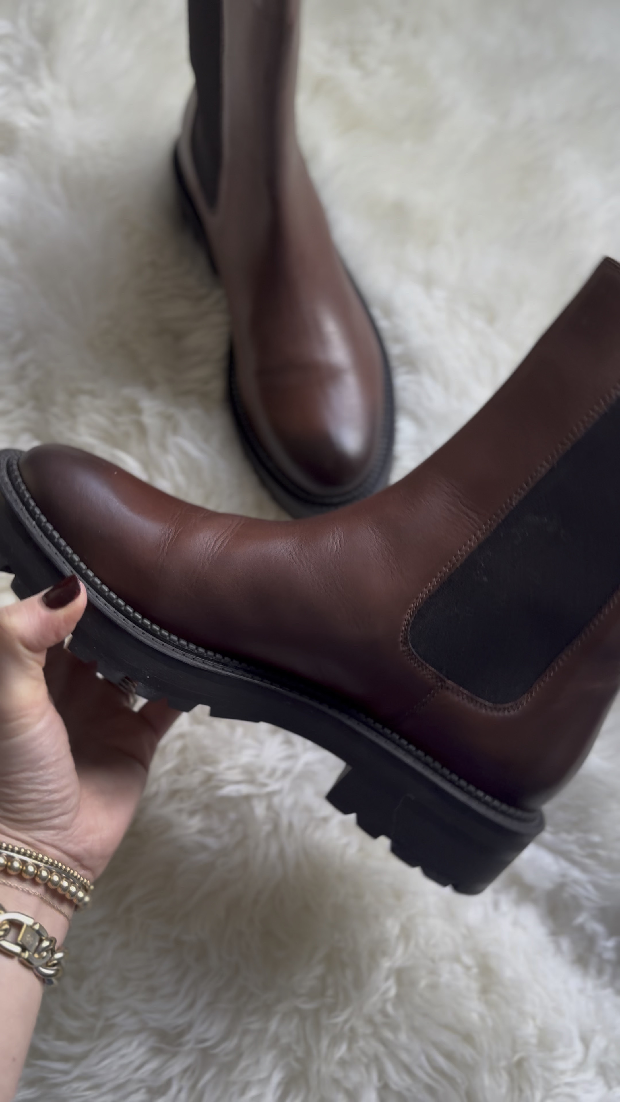 These boots are where comfort meat style for winter weather! Their weatherproof, extremely supportive and comfy, the perfect lug sole not too clunky and a higher shaft to pair with all my crop jeans
These run snug if you’re between sizes size up one 

#LTKOver40 #LTKStyleTip #LTKWatchNow