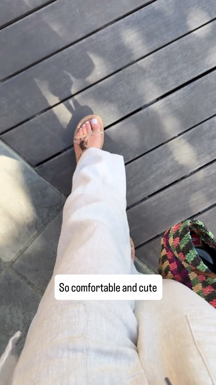These sandals have been one of my favorite summer finds. They’re incredibly comfortable, easy to walk in all day, and go with everything from linen pants to dresses.

Comfortable sandals, Summer sandals, Neutral sandals, Everyday shoes, Vacation outfits, Travel shoes, Resort style, Linen outfit, Amazon fashion, Summer wardrobe, Shoe favorites, annabrstyle

#LTKdayinmylife #LTKootd #LTKSeasonal